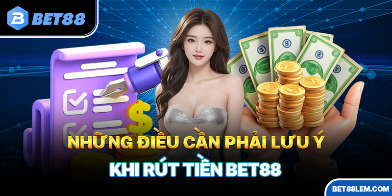 Khi rút tiền BET88 nên cập nhật đúng thông tin